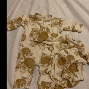 Kate Quinn Sunflowers Kimono and Jumpsuit